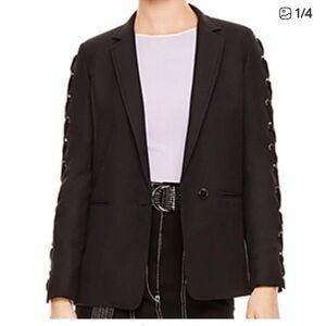 Sandro Blazer lace up blazer